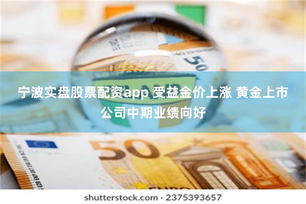 宁波实盘股票配资app 受益金价上涨 黄金上市公司中期业绩向好