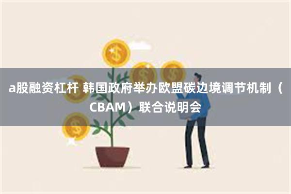 a股融资杠杆 韩国政府举办欧盟碳边境调节机制（CBAM）联合说明会