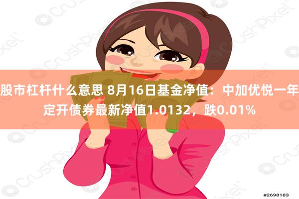 股市杠杆什么意思 8月16日基金净值：中加优悦一年定开债券最新净值1.0132，跌0.01%