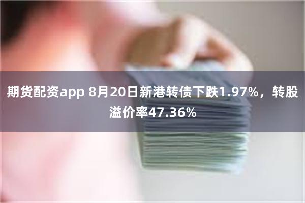 期货配资app 8月20日新港转债下跌1.97%，转股溢价率47.36%