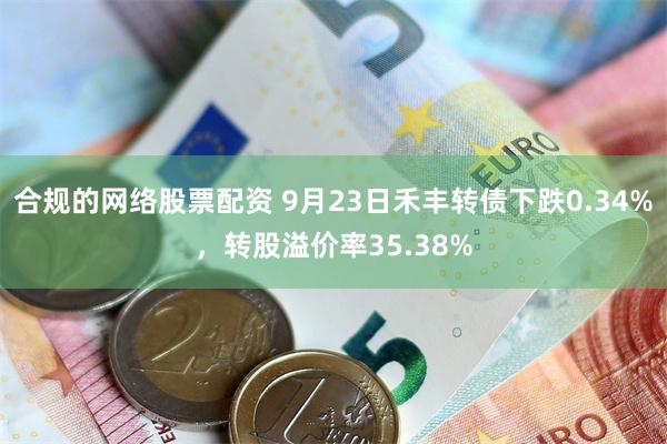 合规的网络股票配资 9月23日禾丰转债下跌0.34%，转股溢价率35.38%